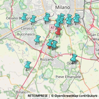 Mappa Viale Alberelle, 20089 Rozzano MI, Italia (4.1045)
