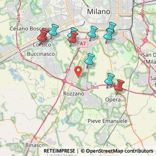 Mappa Viale Alberelle, 20089 Rozzano MI, Italia (4.33727)