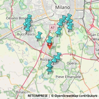 Mappa Viale Alberelle, 20089 Rozzano MI, Italia (4.00875)