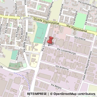 Mappa Via Lussemburgo, 6, 35127 Padova, Padova (Veneto)