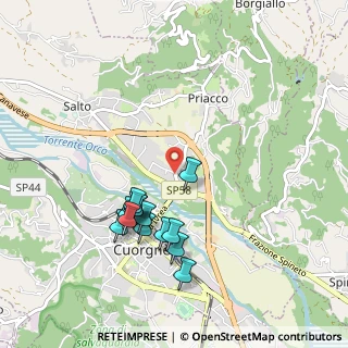 Mappa Via Valle Sacra, 10082 Cuorgnè TO, Italia (0.93286)