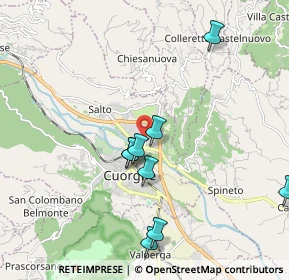 Mappa Via Valle Sacra, 10082 Cuorgnè TO, Italia (2.40818)