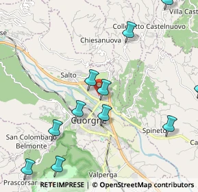 Mappa Via Valle Sacra, 10082 Cuorgnè TO, Italia (2.76077)
