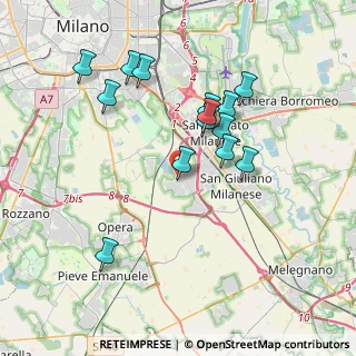 Mappa Via Umbria, 20098 Area Industriale MI, Italia (3.54929)