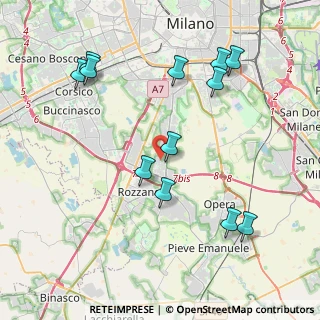 Mappa Via Trebbia, 20089 Rozzano MI, Italia (4.43083)