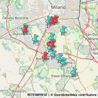 Mappa Via Trebbia, 20089 Rozzano MI, Italia (3.214)