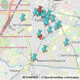 Mappa Via Carlo Cerato, 35131 Padova PD, Italia (1.066)