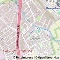 지도 San Giuliano Milanese