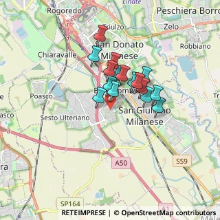 Mappa Via Don Minzoni, 20098 San Giuliano Milanese MI, Italia (1.22313)