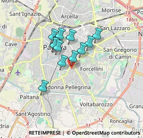Mappa Via Leopoldo Ferri, 35126 Padova PD, Italia (1.2775)