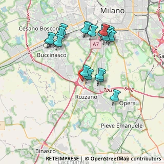 Mappa P1 Milanofiori, 20089 Rozzano MI, Italia (3.934)