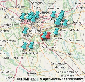 Mappa 4, 20098 Area Industriale MI, Italia (13.51667)