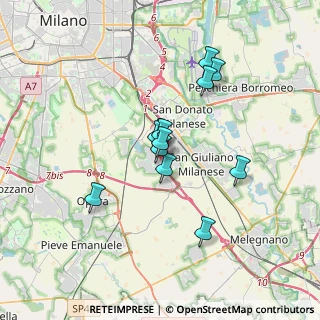 Mappa Via Abruzzi, 20098 San Giuliano Milanese MI, Italia (2.62583)