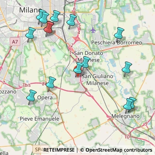 Mappa Via Abruzzi, 20098 San Giuliano Milanese MI, Italia (5.28267)
