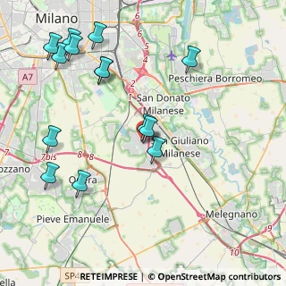 Mappa Via Abruzzi, 20098 San Giuliano Milanese MI, Italia (4.77857)