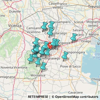Mappa Via Pisa, 35020 Albignasego PD, Italia (10.7485)