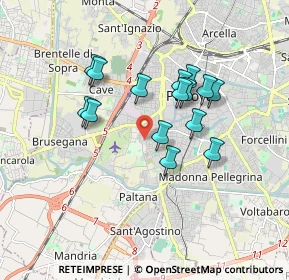 Mappa Via Pisa, 35020 Albignasego PD, Italia (1.47133)
