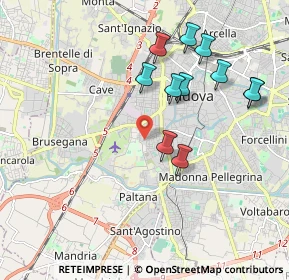 Mappa Via Pisa, 35020 Albignasego PD, Italia (1.89727)