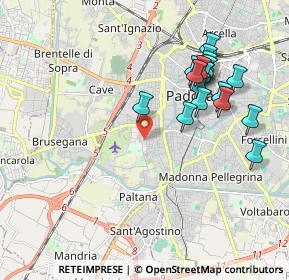 Mappa Via Pisa, 35020 Albignasego PD, Italia (1.98778)