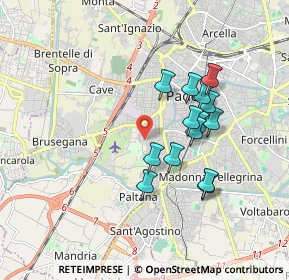 Mappa Via Pisa, 35020 Albignasego PD, Italia (1.53357)