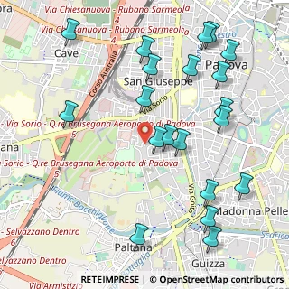 Mappa Via Pisa, 35020 Albignasego PD, Italia (1.2145)