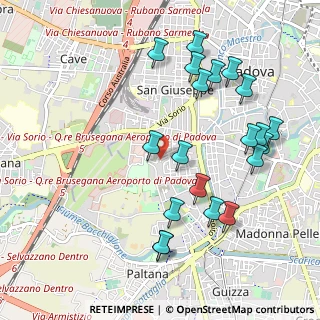Mappa Via Pisa, 35020 Albignasego PD, Italia (1.107)