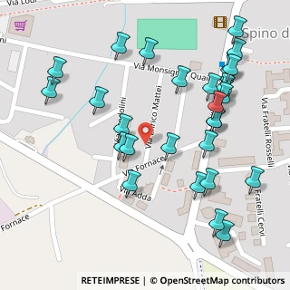 Mappa Via E.Mattei, 26016 Spino d'Adda CR, Italia (0.13929)