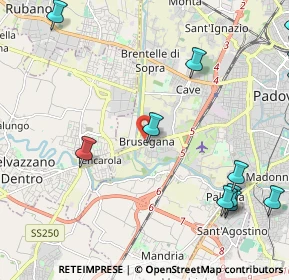 Mappa Via Luigi Lagrange, 35143 Padova PD, Italia (3.06667)