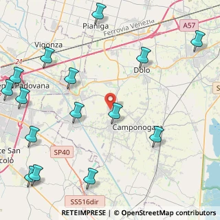 Mappa Via Zona Industriale, 30030 Fossò VE, Italia (6.07533)