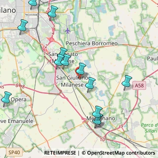Mappa Via Marzabotto, 20098 San Giuliano Milanese MI, Italia (4.87077)