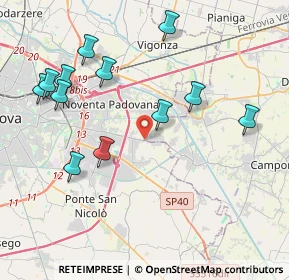 Mappa 35127 Villatora PD, Italia (4.38833)