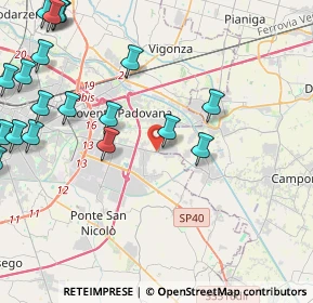 Mappa 35127 Villatora PD, Italia (5.928)