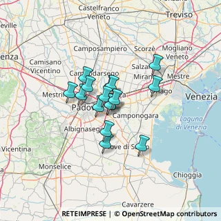 Mappa Via Vigonovese, 35127 Villatora PD, Italia (8.50063)