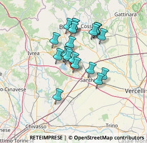 Mappa Via Torino, 13881 Cavaglià BI, Italia (10.978)