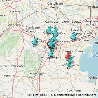 Mappa Piazzale Firenze, 35142 Padova PD, Italia (9.43083)
