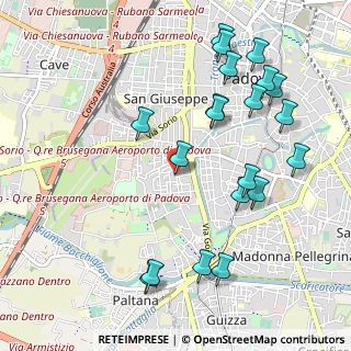 Mappa Piazzale Firenze, 35142 Padova PD, Italia (1.159)
