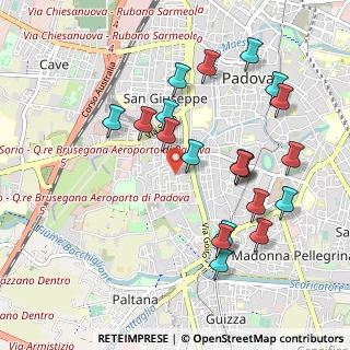 Mappa Piazzale Firenze, 35142 Padova PD, Italia (1.0115)