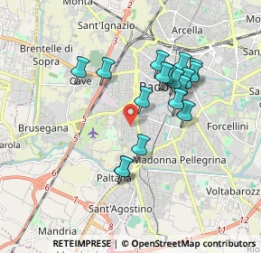 Mappa Piazzale Firenze, 35142 Padova PD, Italia (1.55941)