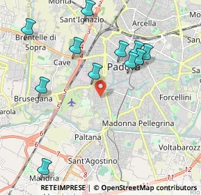 Mappa Piazzale Firenze, 35142 Padova PD, Italia (2.16091)