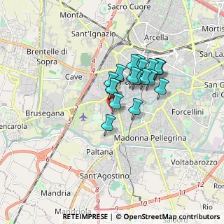 Mappa Piazzale Firenze, 35142 Padova PD, Italia (1.22611)