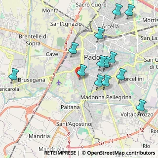 Mappa Piazzale Firenze, 35142 Padova PD, Italia (2.15077)