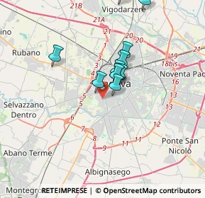Mappa Piazzale Firenze, 35142 Padova PD, Italia (2.85091)