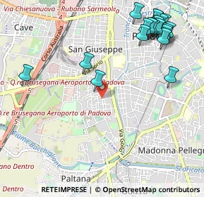 Mappa Piazzale Firenze, 35142 Padova PD, Italia (1.37)