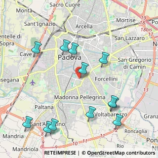 Mappa Via Cavazzana, 35123 Padova PD, Italia (2.39833)
