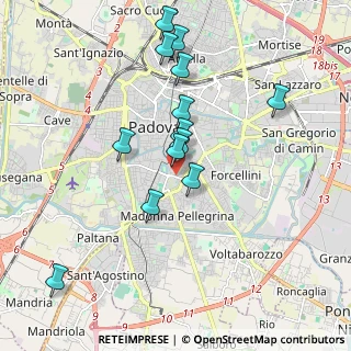 Mappa Via Cavazzana, 35123 Padova PD, Italia (1.81615)
