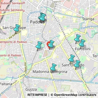 Mappa Via Cavazzana, 35123 Padova PD, Italia (1.09636)