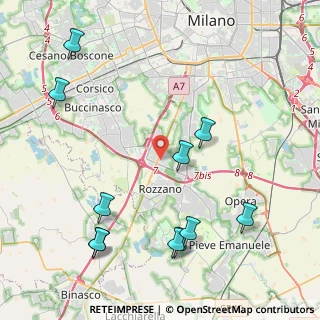 Mappa Via Monte Rosa, 20089 Rozzano MI, Italia (5.09455)