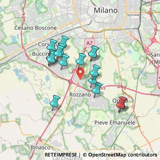 Mappa Via Monte Rosa, 20089 Rozzano MI, Italia (3.17353)