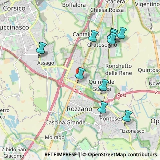Mappa Via Monte Rosa, 20089 Rozzano MI, Italia (2.24417)