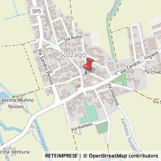 Mappa Piazza Bonola, 6, 28060 Sozzago, Novara (Piemonte)